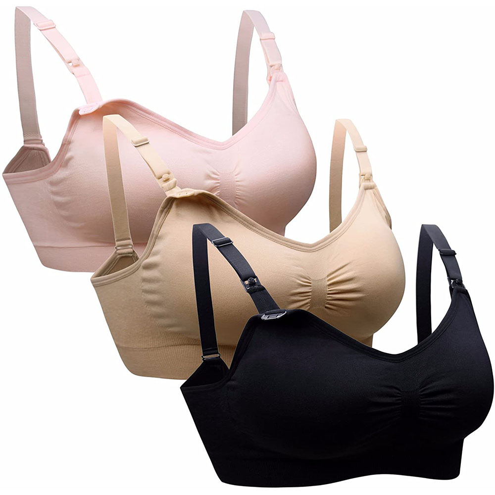 Nursing Bra Sleep - Damski biustonosz do karmienia matczyny bezszwowy