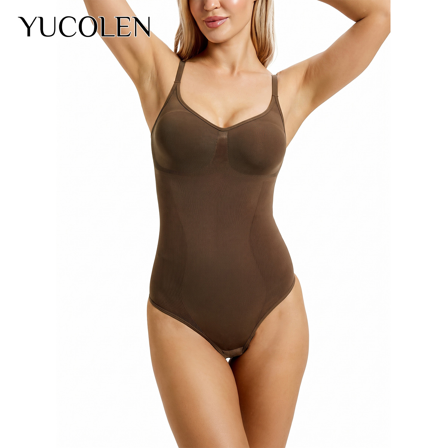 YUCOLEN Damskie body z dekolte – Shapewear Bodysuit Firm recenzja i cena