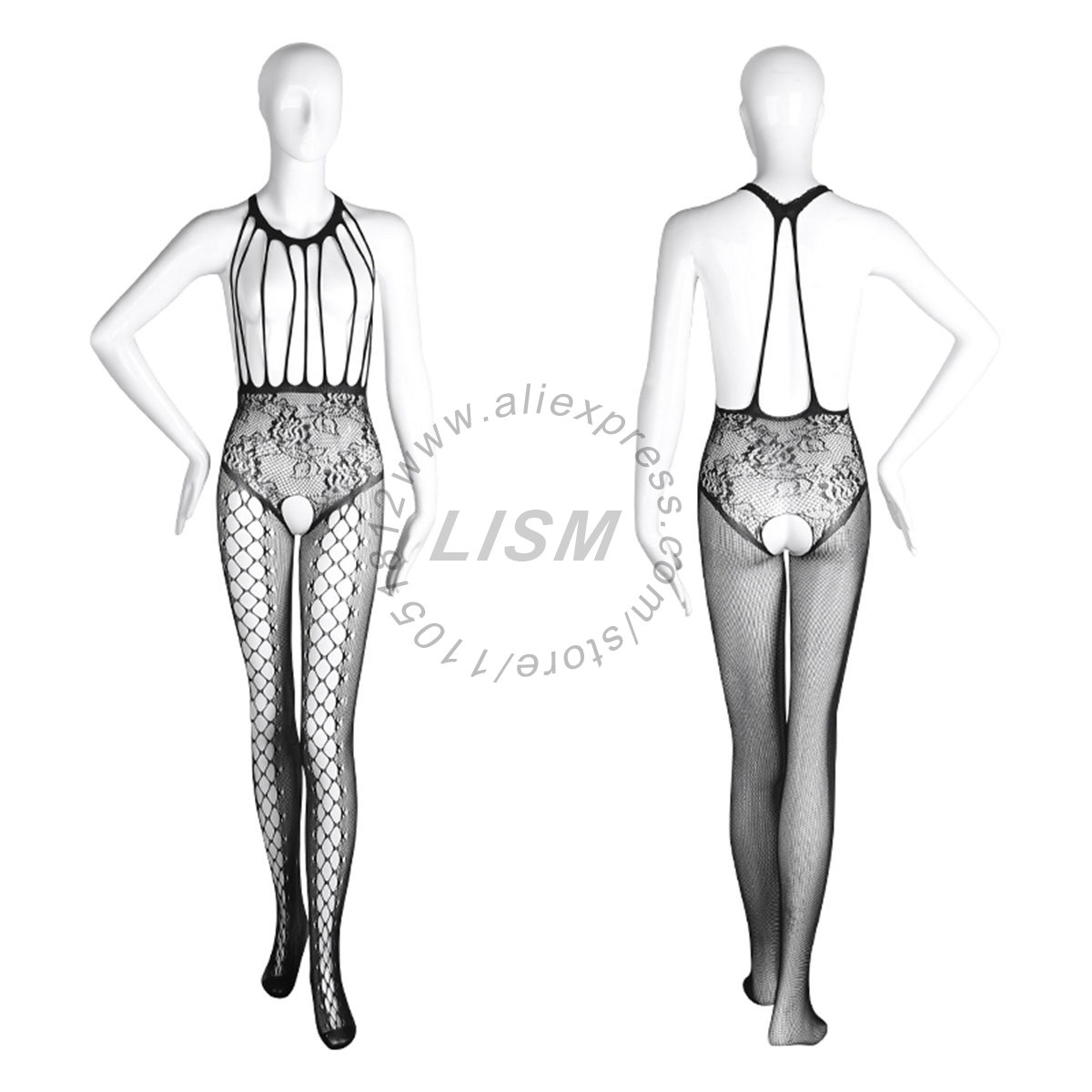 LISM Seksowne body z wycięciem – Bodystocking Fishnet recenzja i cena