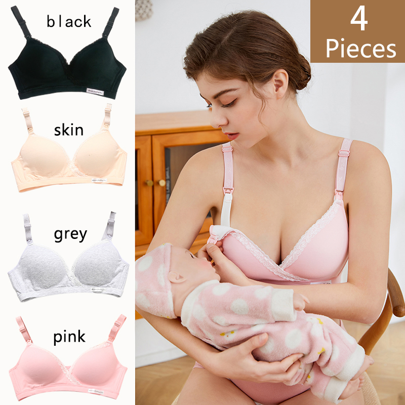 4 szt. Nowa bawełniana bezprze – Nursing Bra Sleep recenzja i cena